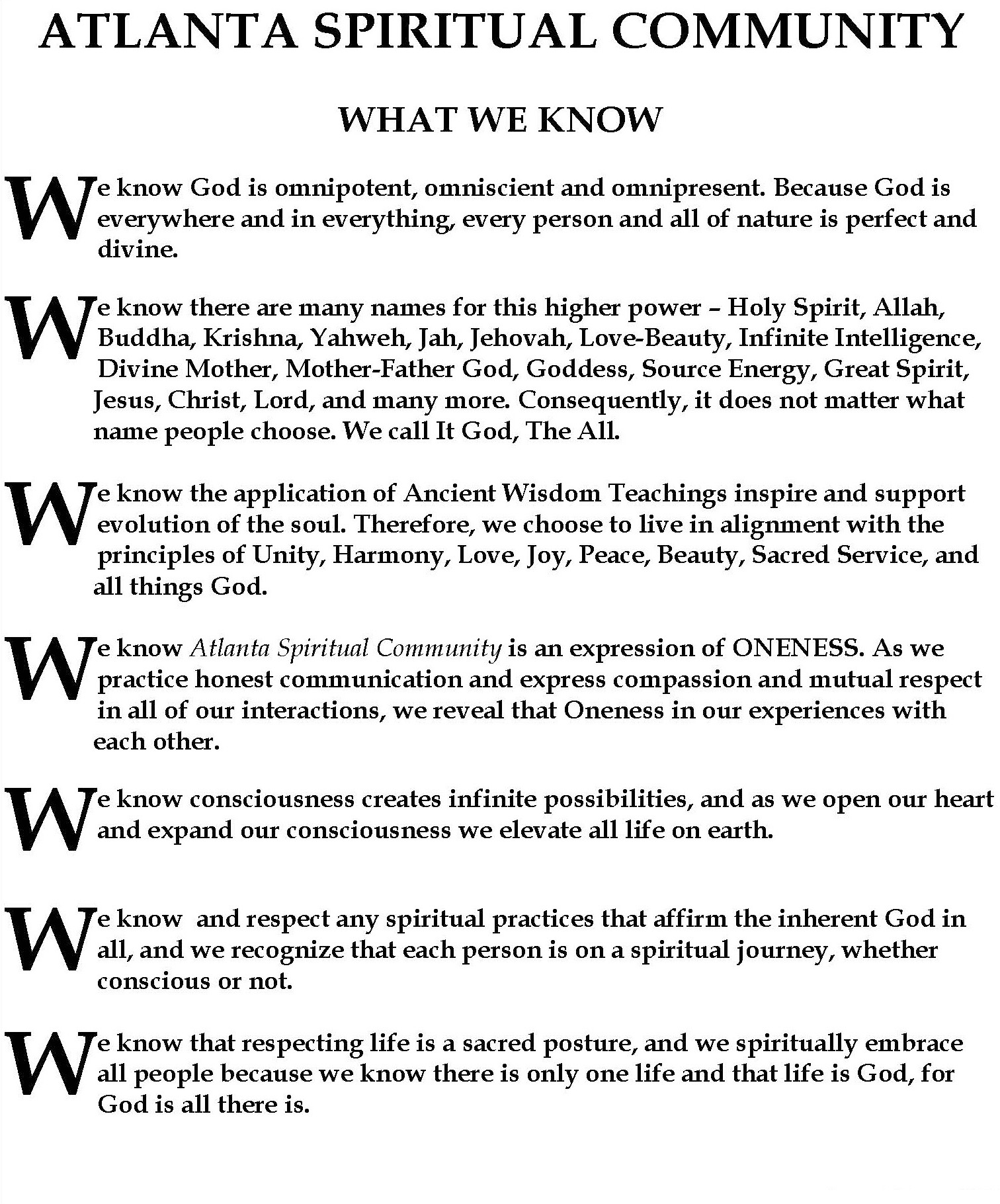 We Know_Statement1 revised 2-25-2017